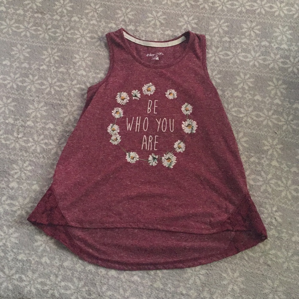 Maroon tank top